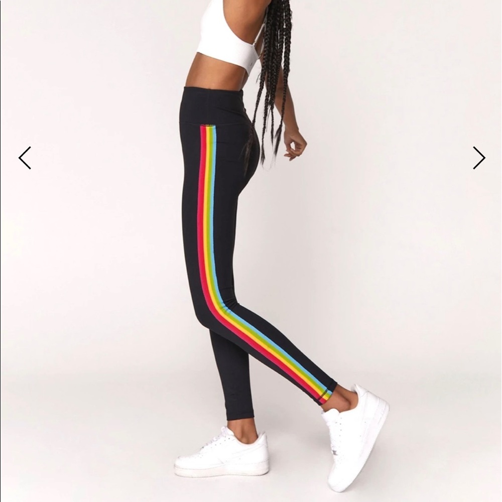 Spiritual Gangster High Waist Stripe Legging